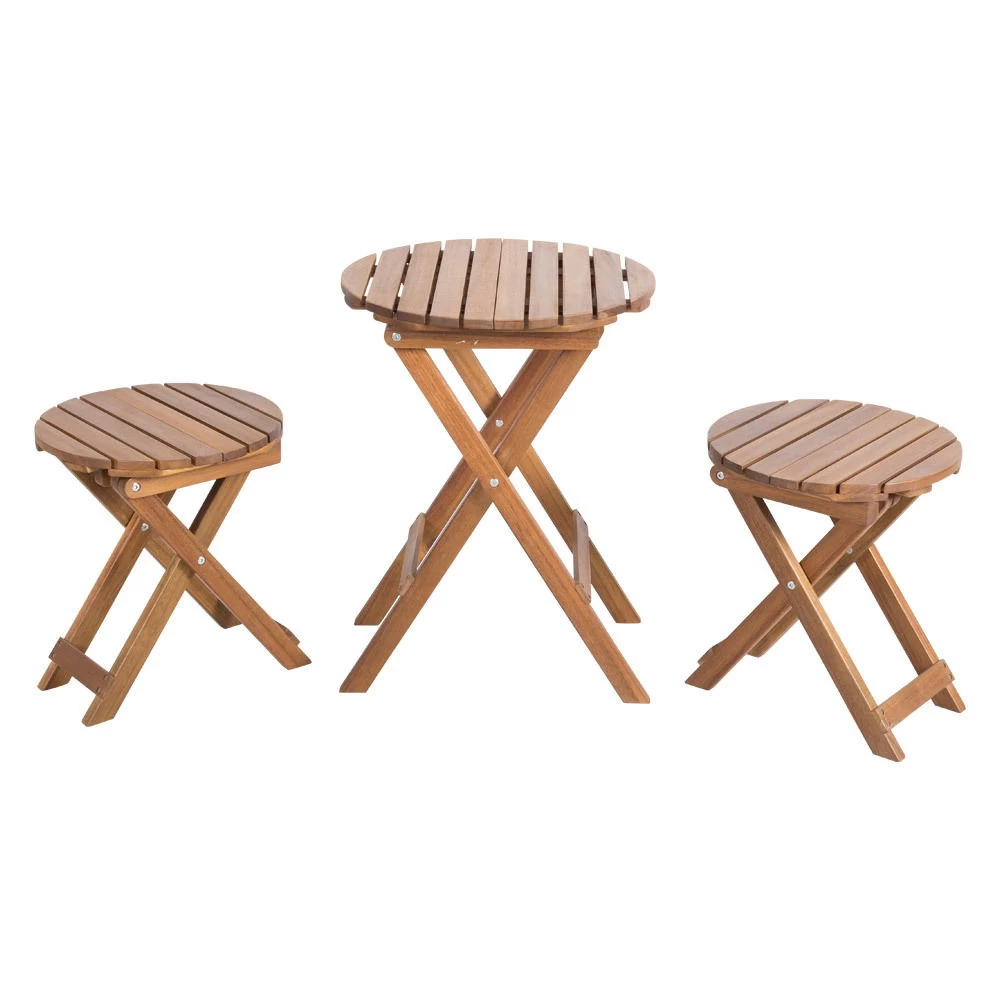 Kölle Hocker 'Moon' Klappbar, Ø Ca. 40 Cm, Aus FSC®-Akazienholz – Bild 2