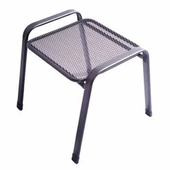 Hocker "Elda Plus" Aus Streckmetall, Eisengrau