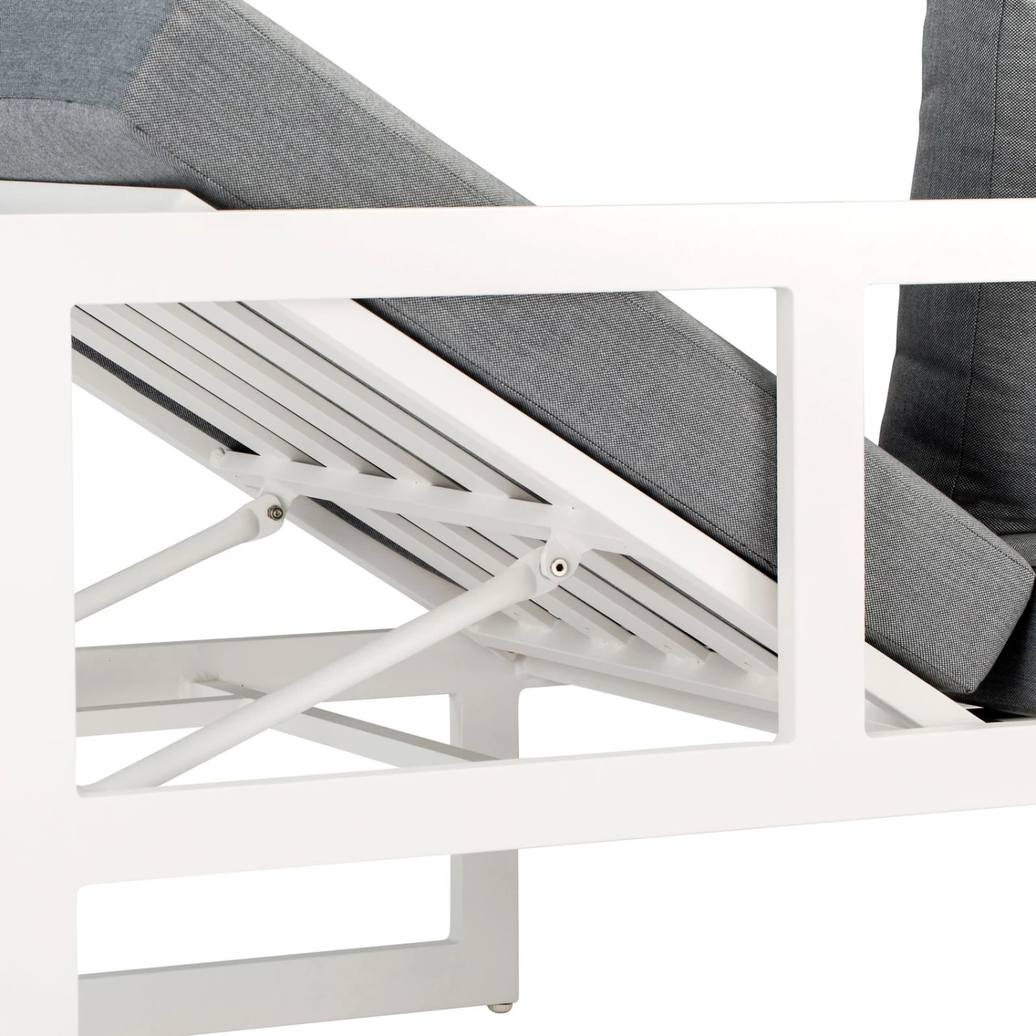 Best Loungeset "Rhodos" 3tlg., Anthrazit, Pflegeleicht, Modern, Bequem – Bild 2