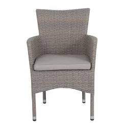 Stapelsessel Capri - Kölle Mixed Brown / Robust, Schlicht, Pflegeleicht