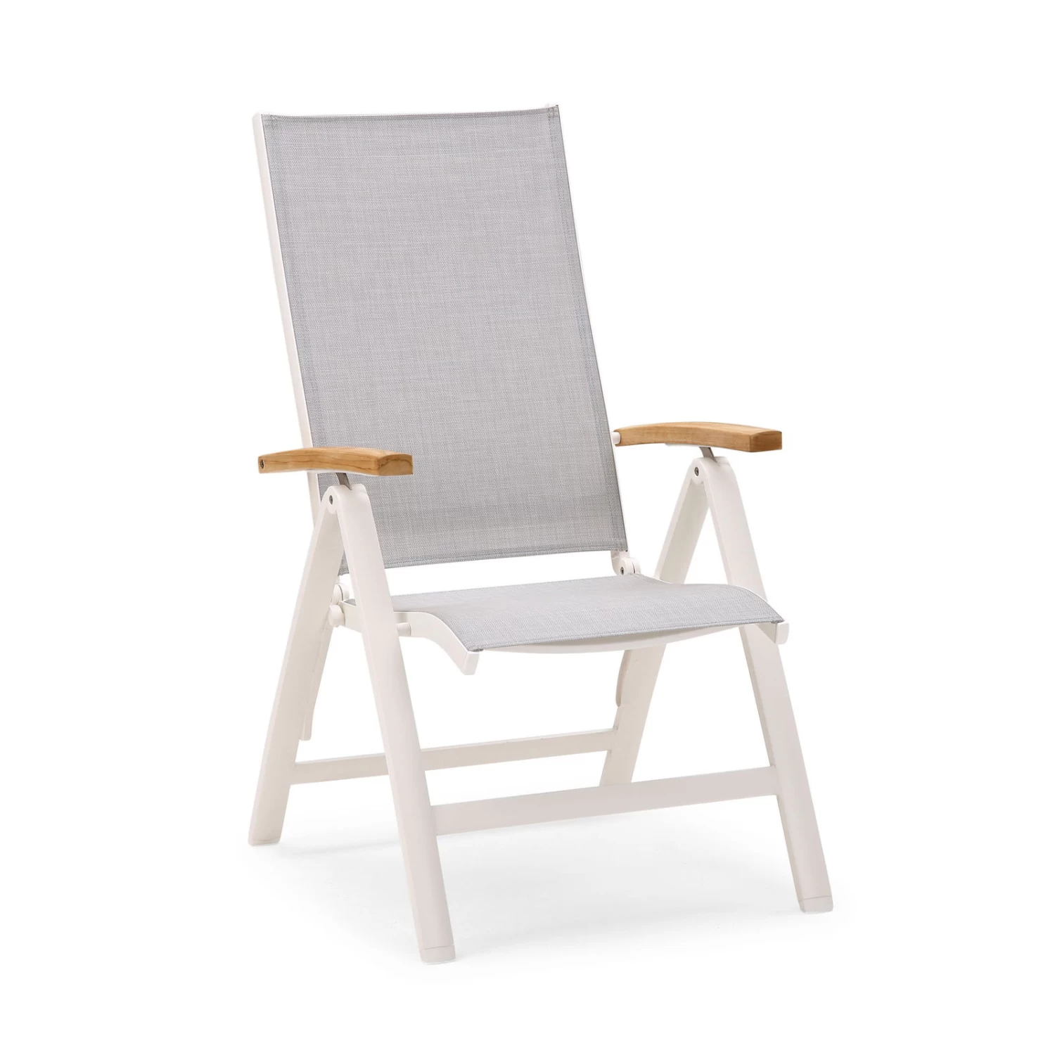 Best Klappsessel Cavalese / Weiß, Bequem, Pflegeleicht, Schlicht