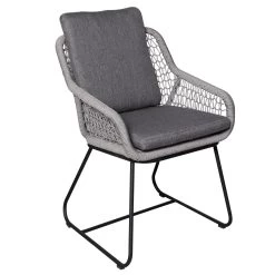 Dining-Sessel 'Portofino' Inkl. Auflage, Anthrazit