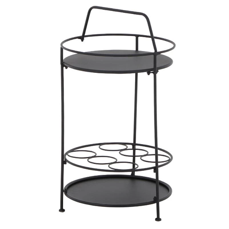 Beistelltisch 'Siero', Siena Garden, Anthrazit, Höhe 74 X Ø 41 Cm – Bild 2