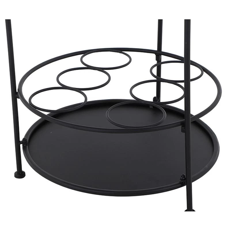 Beistelltisch 'Siero', Siena Garden, Anthrazit, Höhe 74 X Ø 41 Cm – Bild 3