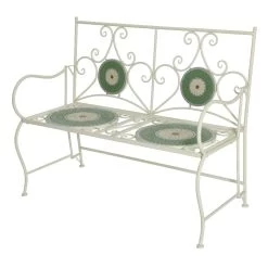 Bistro-Klappbank 'Vigo' Mi Mosaik, 2-Sitzer