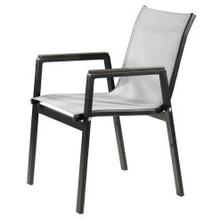 Stapelsessel, Schwarz, Grau, Ca. 86 X 66 X 56 Cm