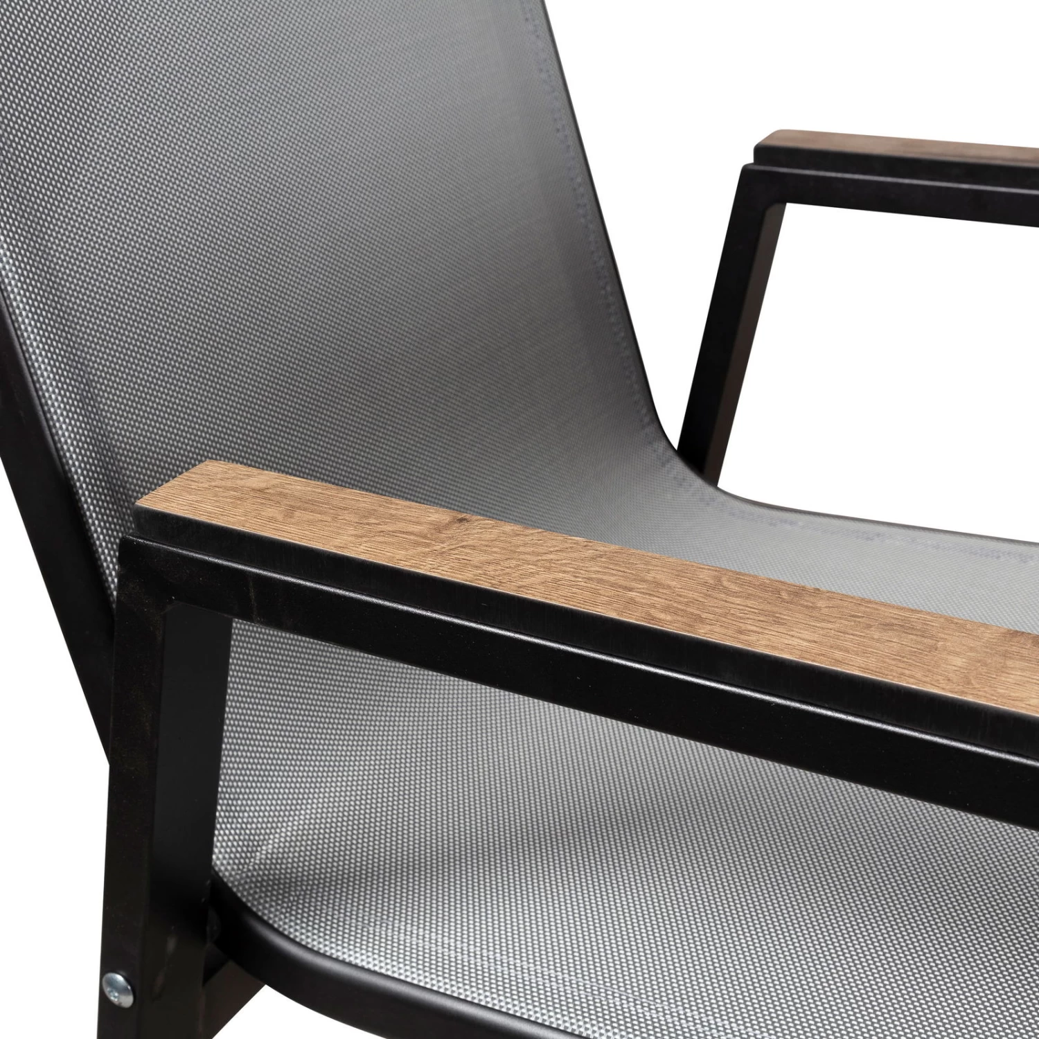 Stapelsessel, Schwarz, Grau, Ca. 86 X 66 X 56 Cm – Bild 3