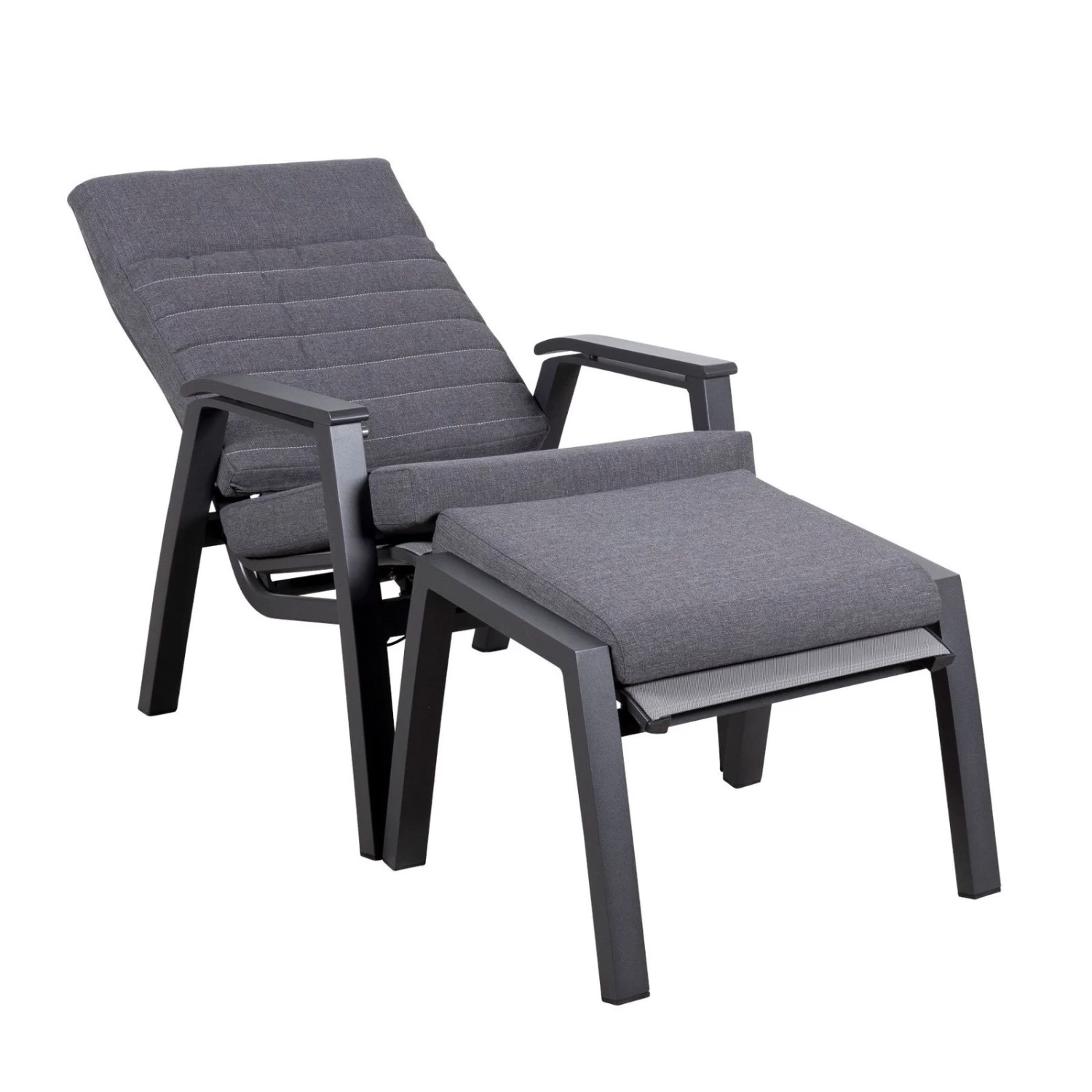 Loungesessel 'Paris', Grau/schwarz â Bild 6