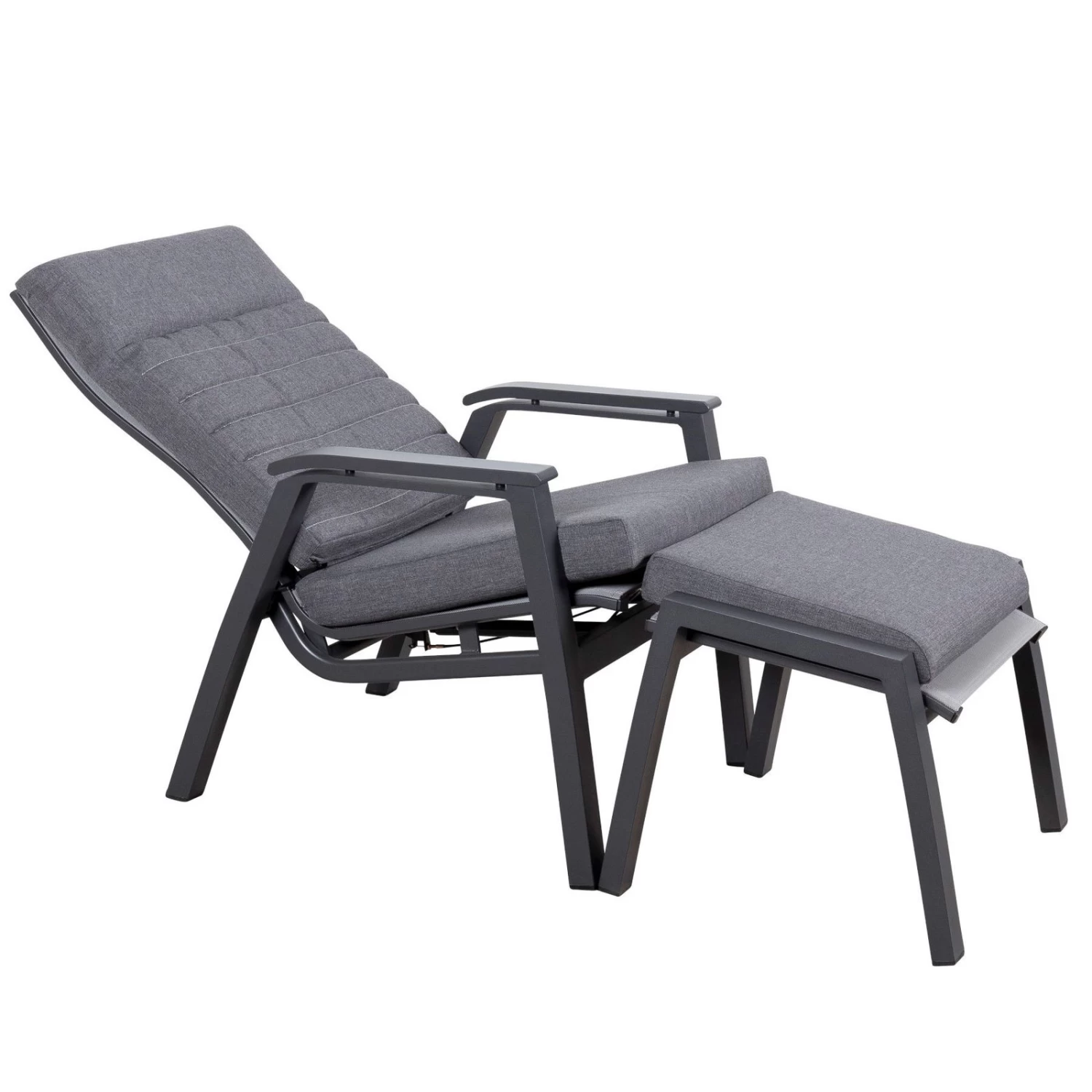 Loungesessel 'Paris', Grau/schwarz â Bild 5