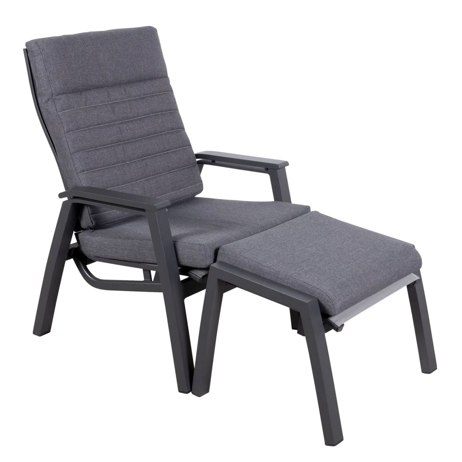 Loungesessel 'Paris', Grau/schwarz â Bild 8