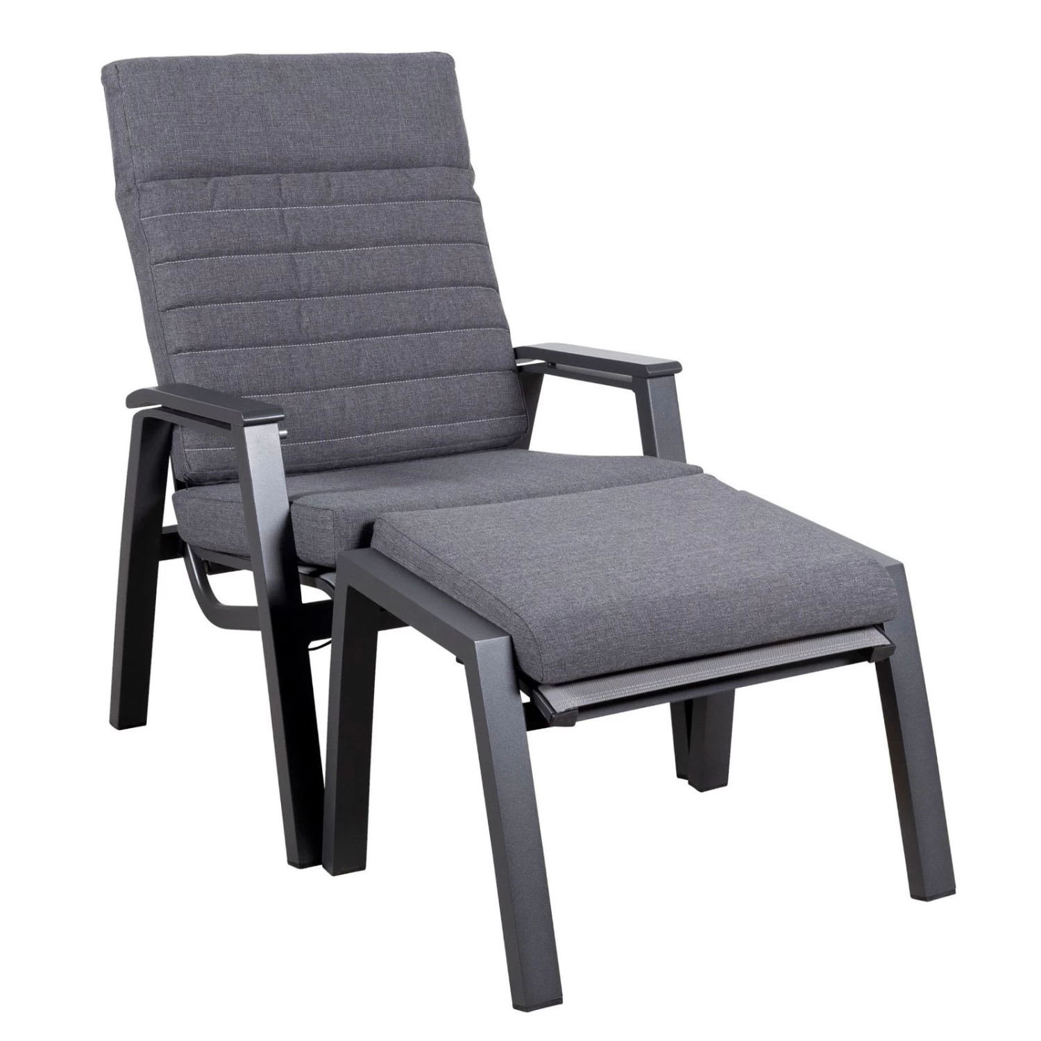 Loungesessel 'Paris', Grau/schwarz â Bild 7