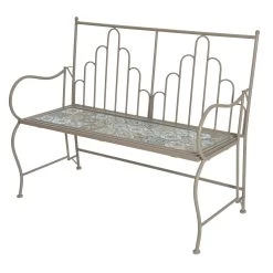 Bank 'Toulouse' Mit Mosaik, Ca. 110 X 44 X H91 Cm