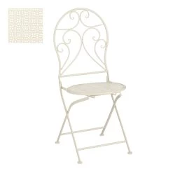 Klappstuhl 'Neta', Creme