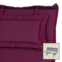 Bankauflage Mary Valentine Diva 50, Ca. 140 X 54 X 3,5 Cm, Bezug Waschbar