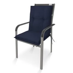 Doppler Niederlehnerauflage '9024', Dunkelblau, Ca. 100 X 48 X 6 Cm