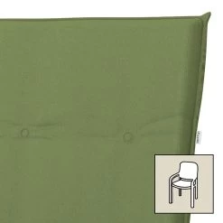 Doppler Niederlehnerauflage '8041', Grün, Ca. 100x48x6 Cm, 100 % Dralon