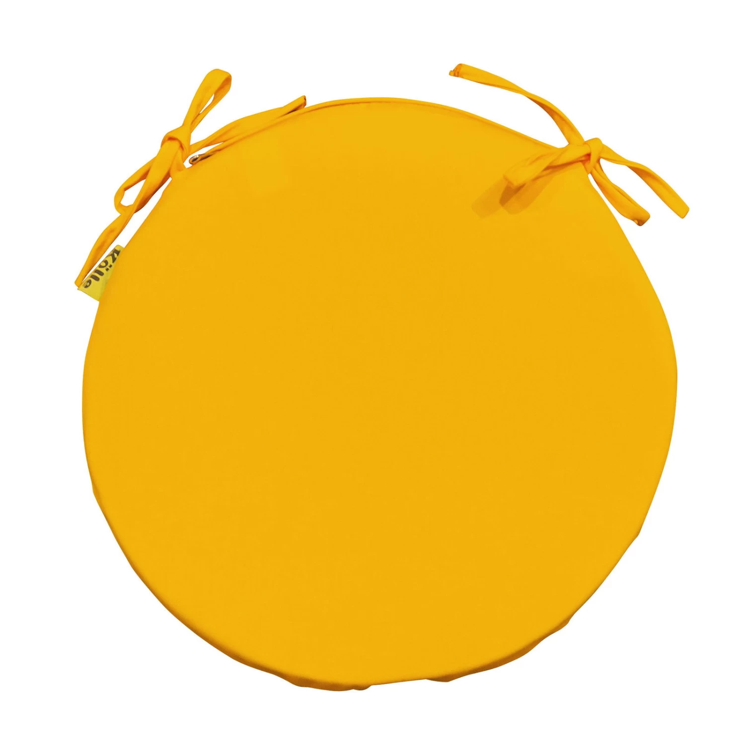 Stuhlauflage 'Yema', Orange, Ca. Ø 39 X 3,5 Cm