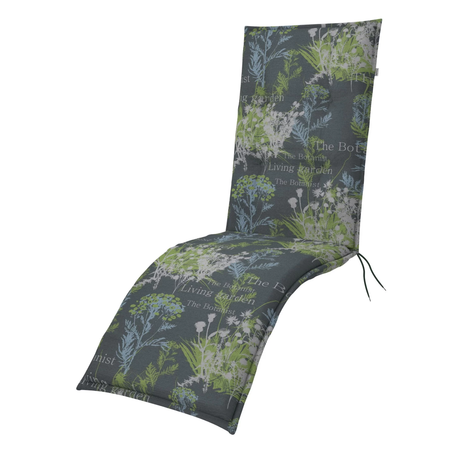 Doppler Relaxauflage '2913', Grün-blau-natur, Ca. 170 X 48 X 6 Cm