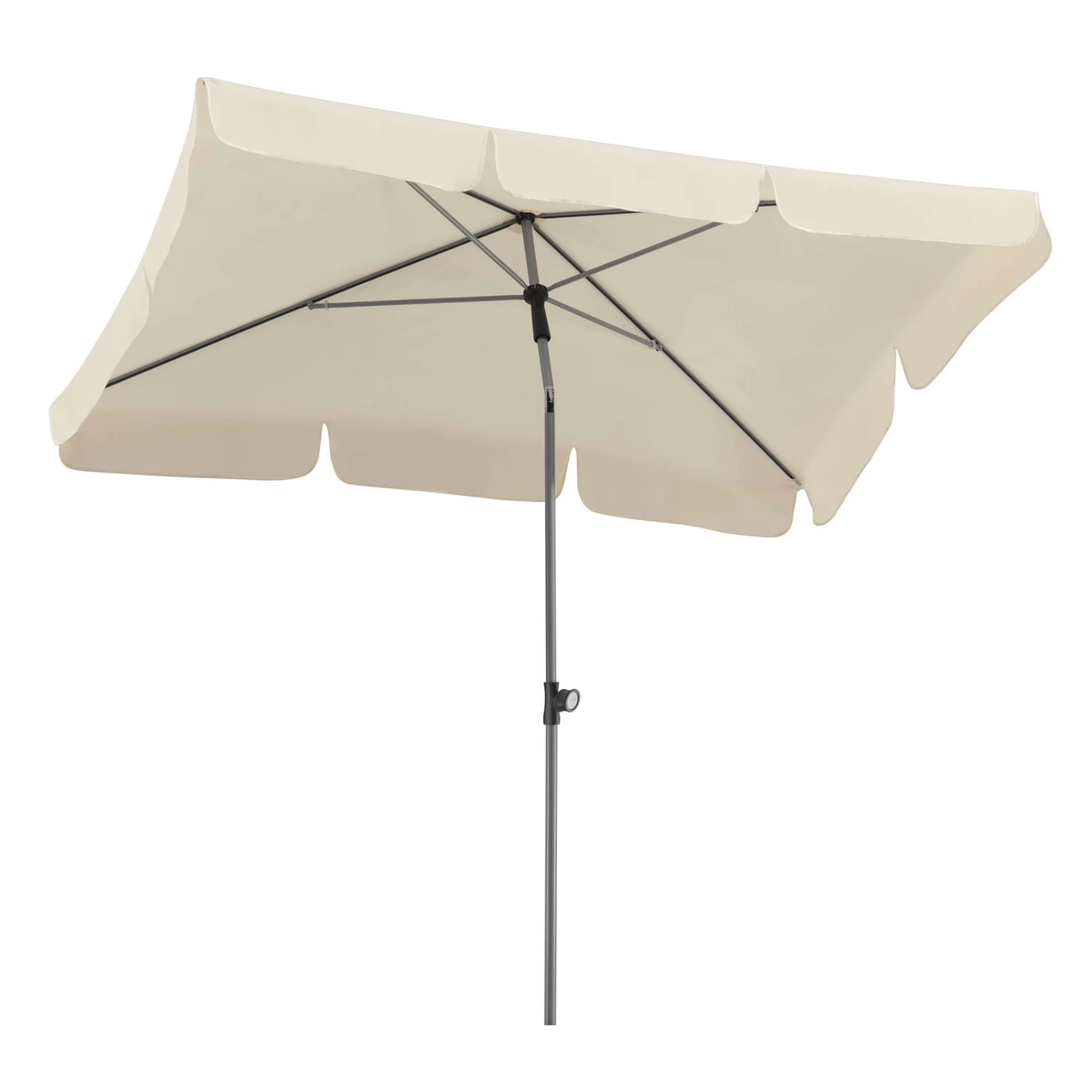 Mittelstockschirm 'Locarno', Ca. 180 X 120 Cm, Natur â Bild 2