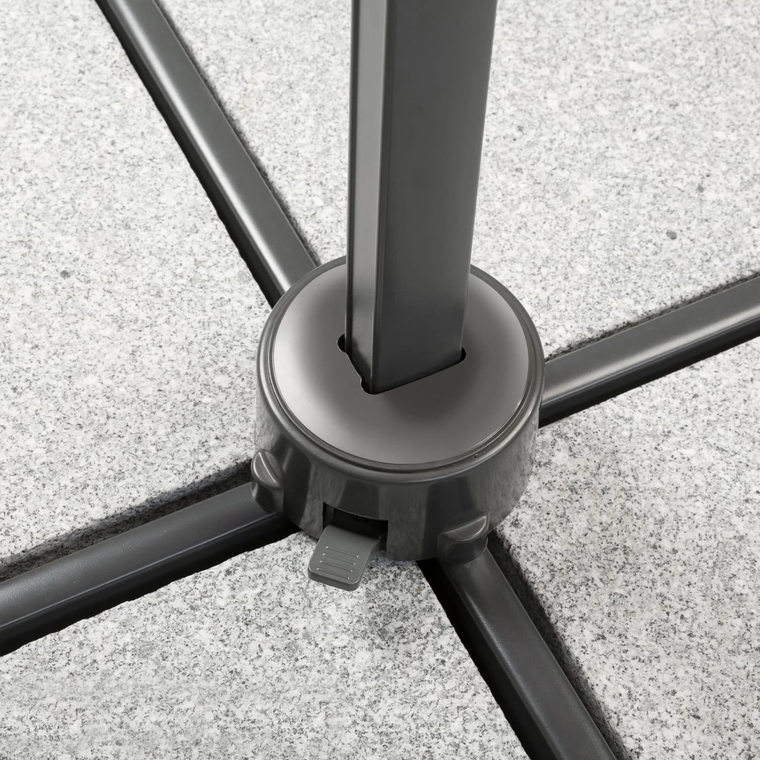 Pendelschirm 'Rhodos Junior', Ca 230 X 230 Cm, Natur – Bild 8