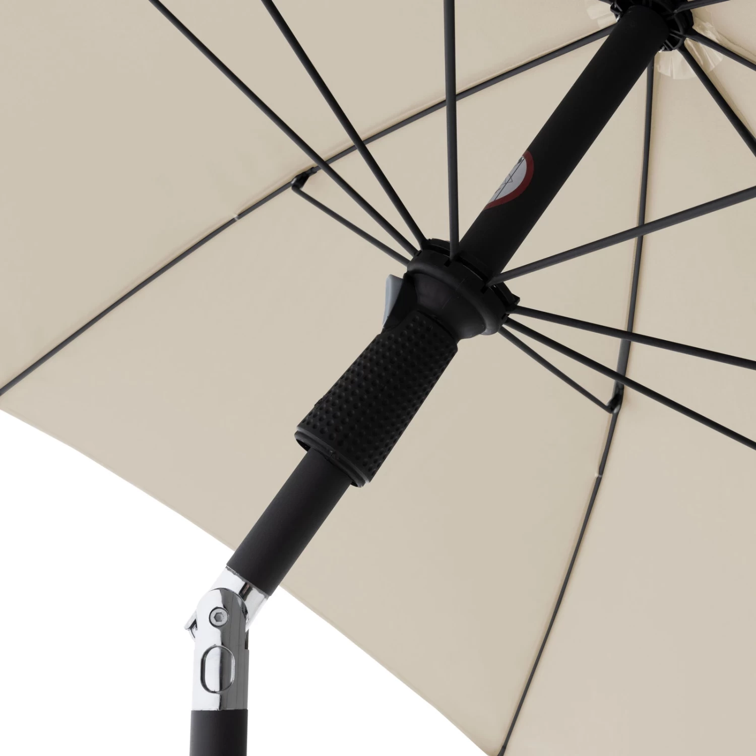 Doppler Sonnenschirm 'Active 210 Green Edition', Natur, Ø 210 Cm, Natur – Bild 2