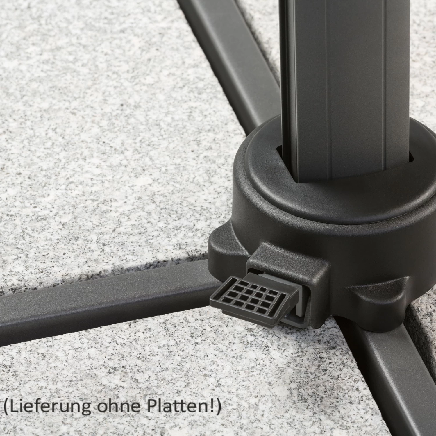 Sonnenschirm 'Rhodos Twist', 350 X 260 Cm, Natur â Bild 13