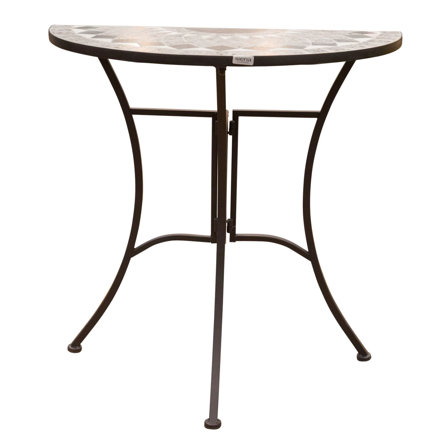 Siena Garden Anstelltisch, Como, Matt Schwarz, Ca. 71 X 70 X 35,5 Cm – Bild 2