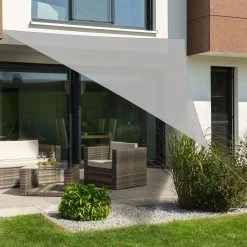 Sonnensegel 'Teneriffa', Dreieckig, 500 X 500 X 500 Cm, HDPE-Gewebe