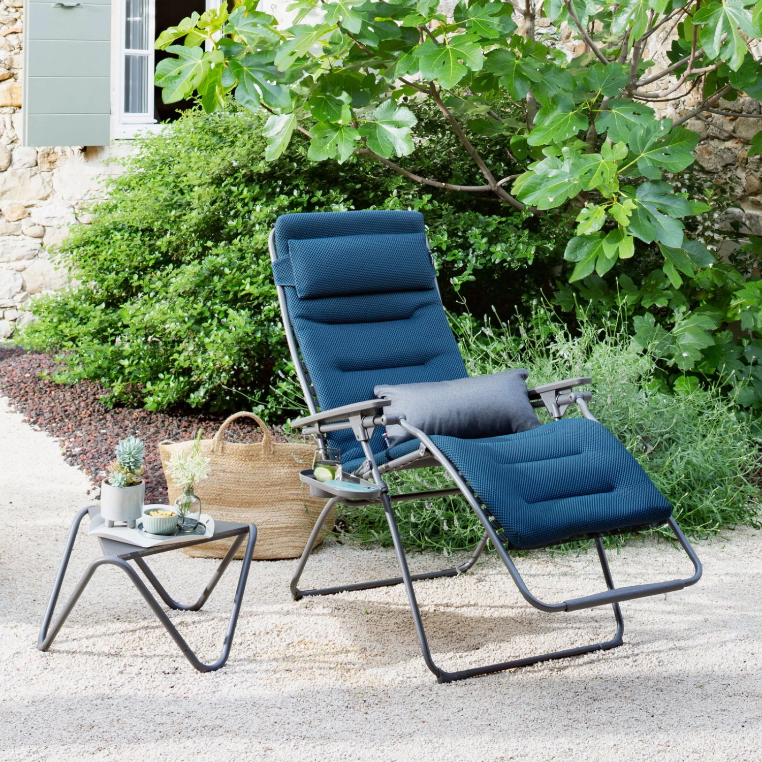 Lafuma Relaxsessel Futura BeComfort®, Blau – Bild 3
