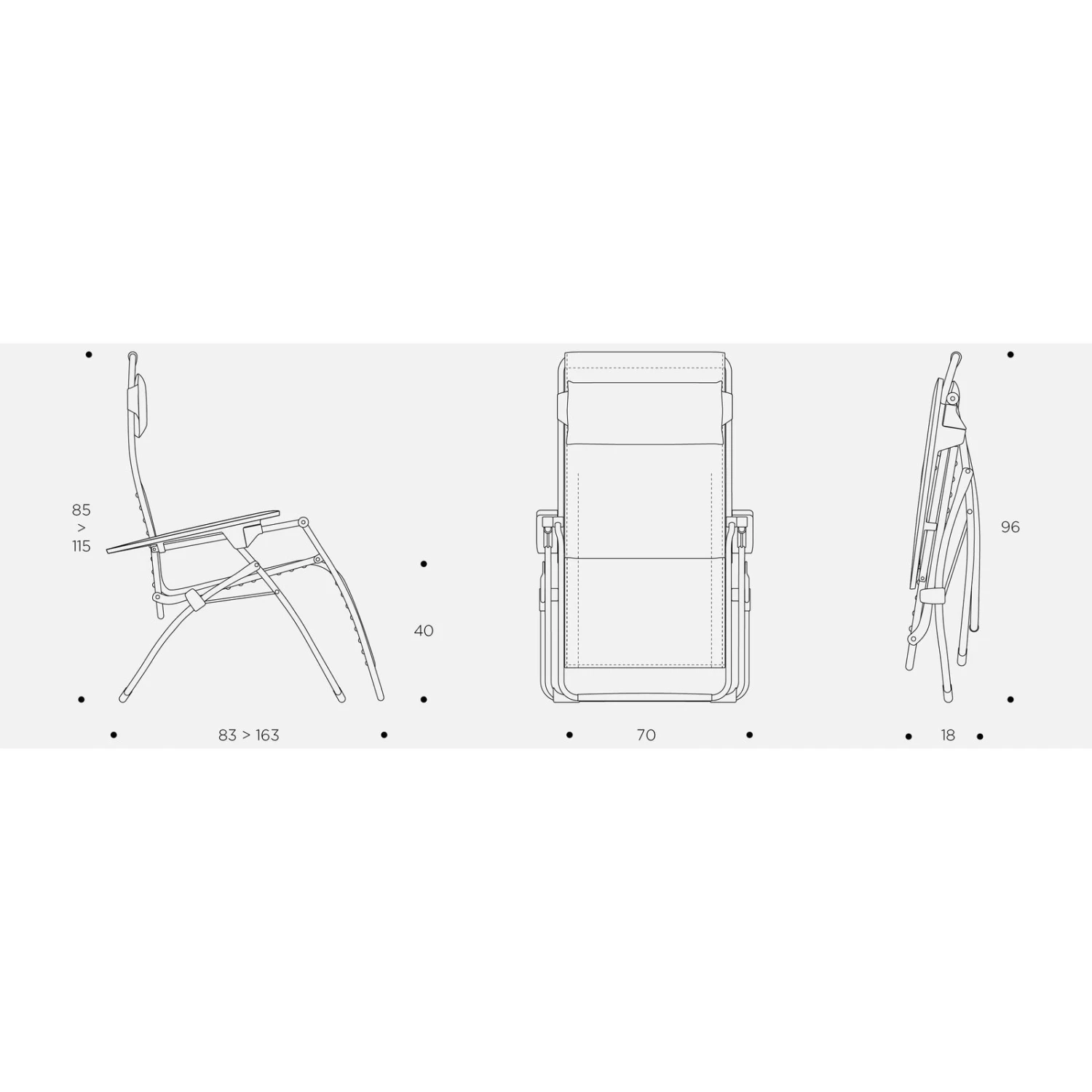 Lafuma Relaxsessel 'R Clip', Ocean – Bild 10