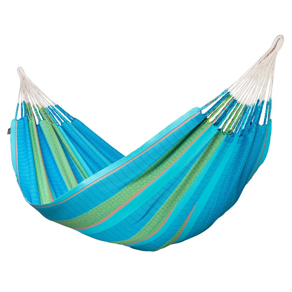 LA SIESTA Kingsize Familien-Hängematte Flora Curacao, Aus Bio-Baumwolle