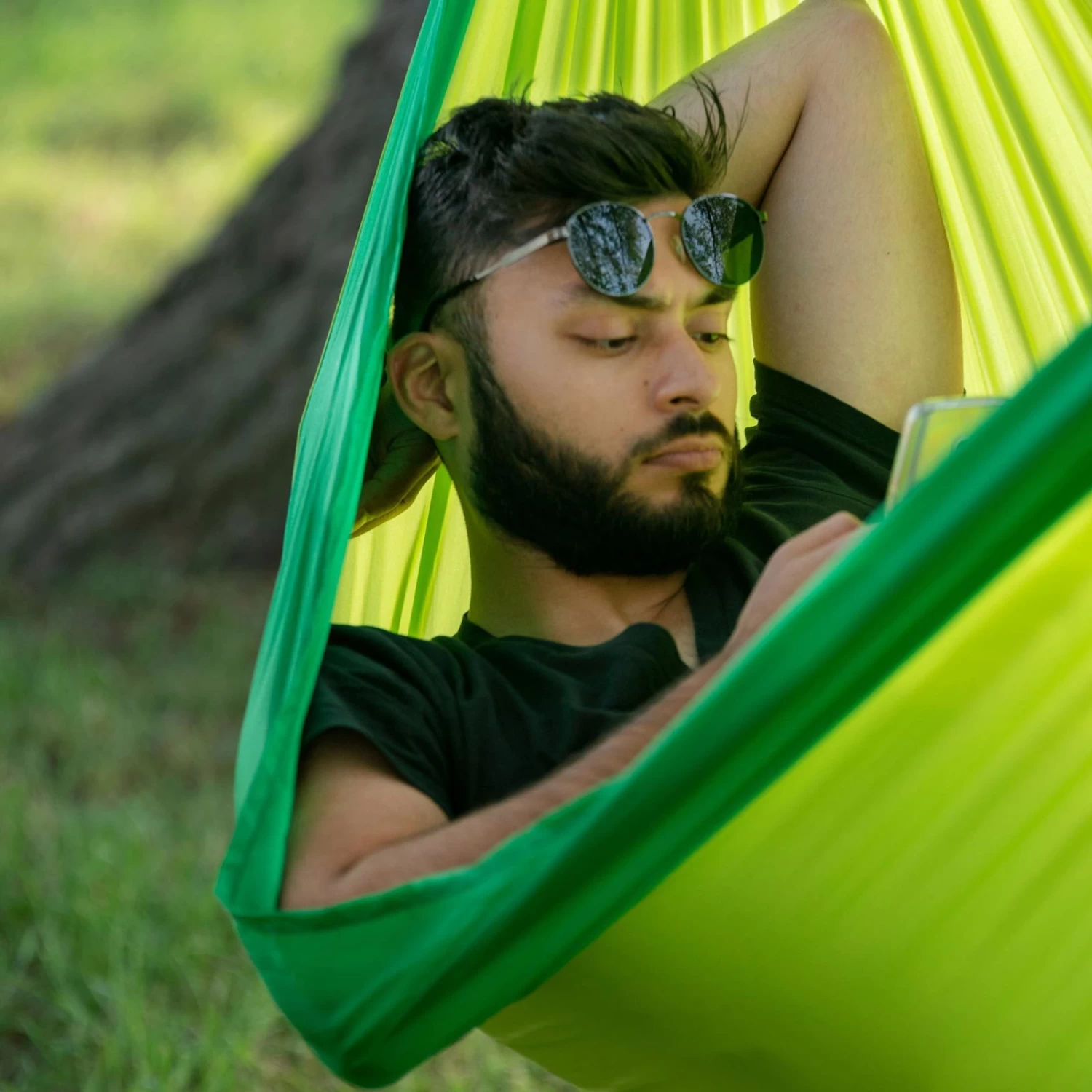 LA SIESTA Singe-Reisehängematte Colibri 3.0, Palm, Nylon, Bis 180 Kg, Reißfest, Leicht – Bild 10