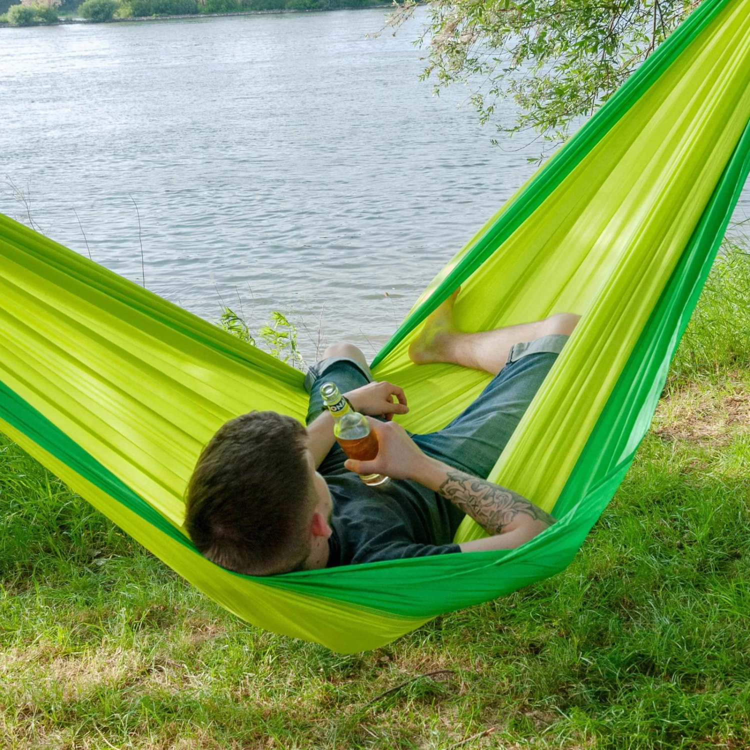 LA SIESTA Singe-Reisehängematte Colibri 3.0, Palm, Nylon, Bis 180 Kg, Reißfest, Leicht – Bild 13