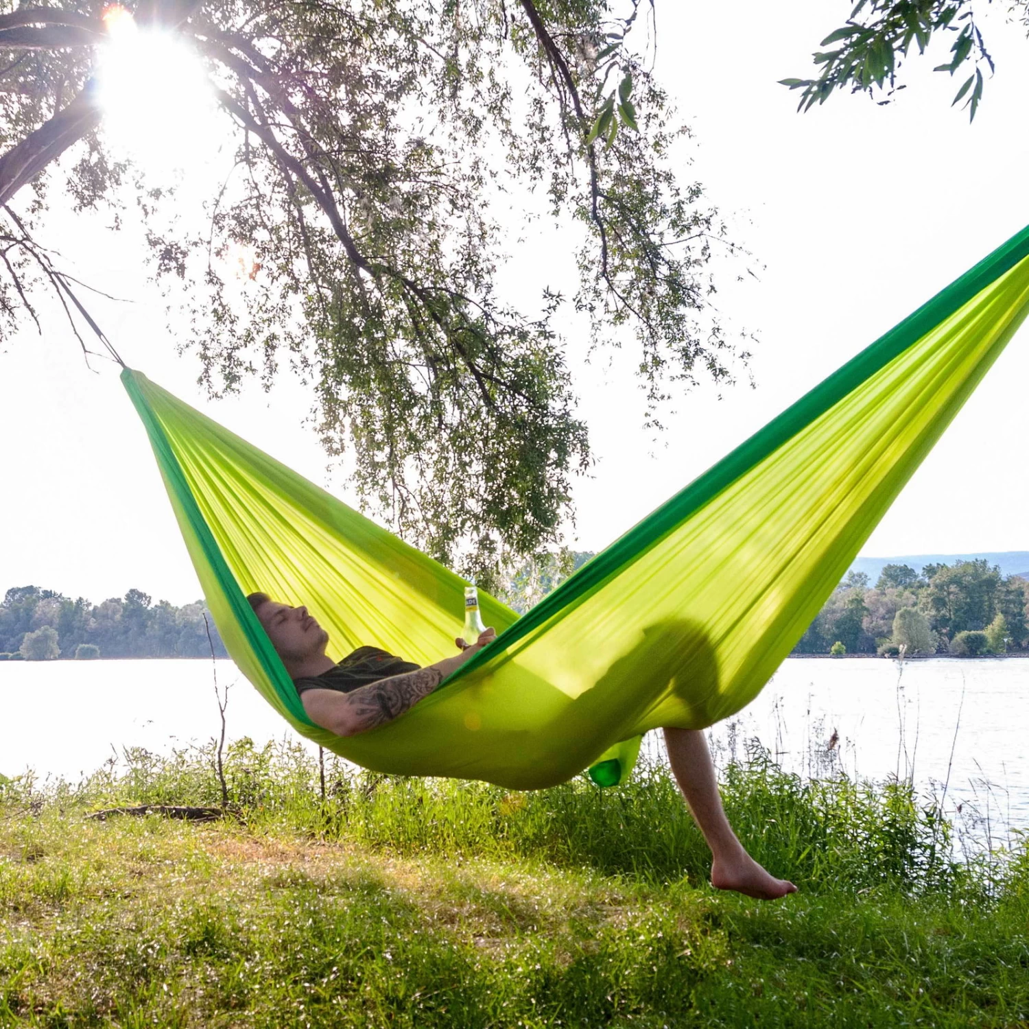 LA SIESTA Singe-Reisehängematte Colibri 3.0, Palm, Nylon, Bis 180 Kg, Reißfest, Leicht – Bild 12