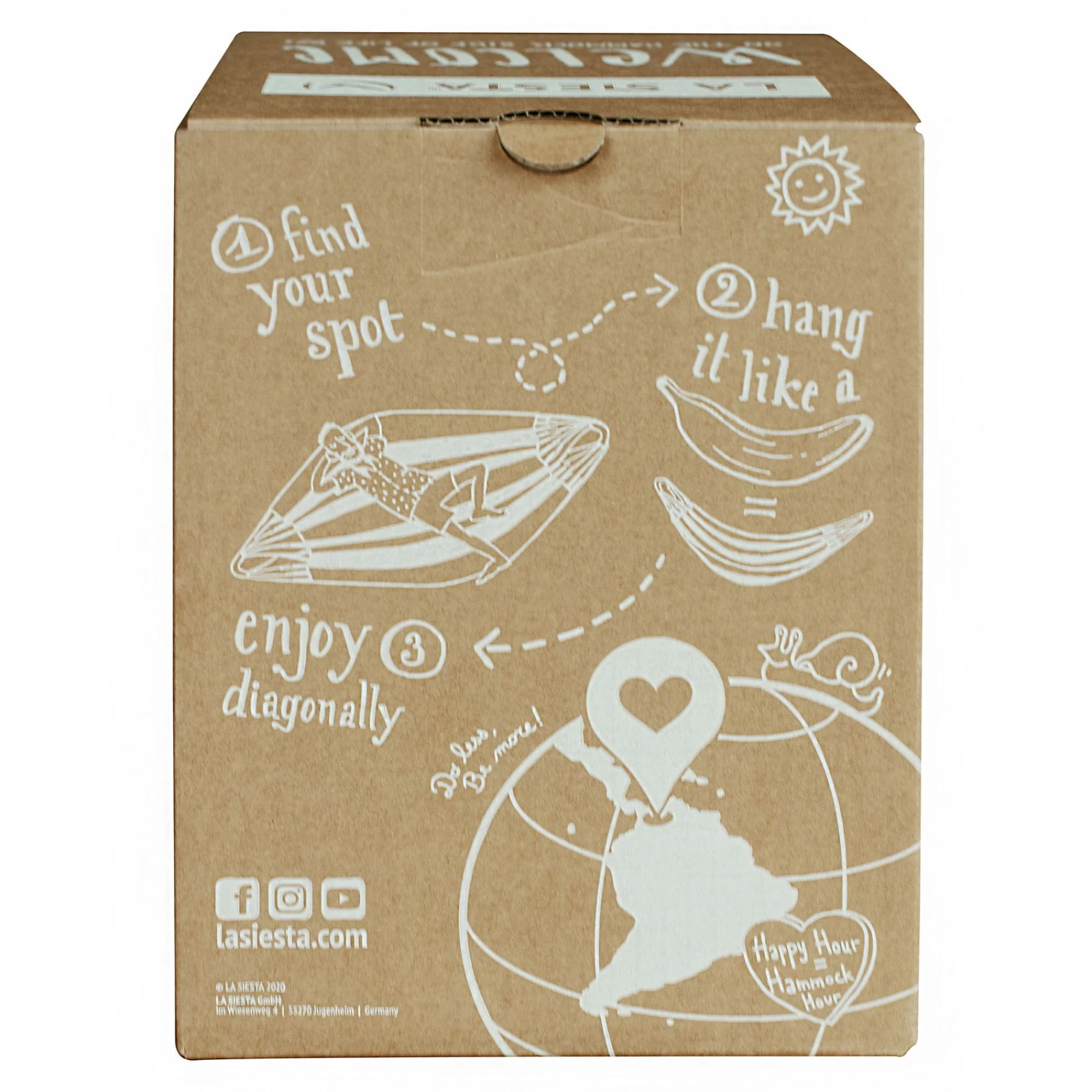 Single-Hängematte 'Paloma', La Siesta, Grau, Bio-Baumwolle, 26 X 21 X 19 Cm – Bild 3