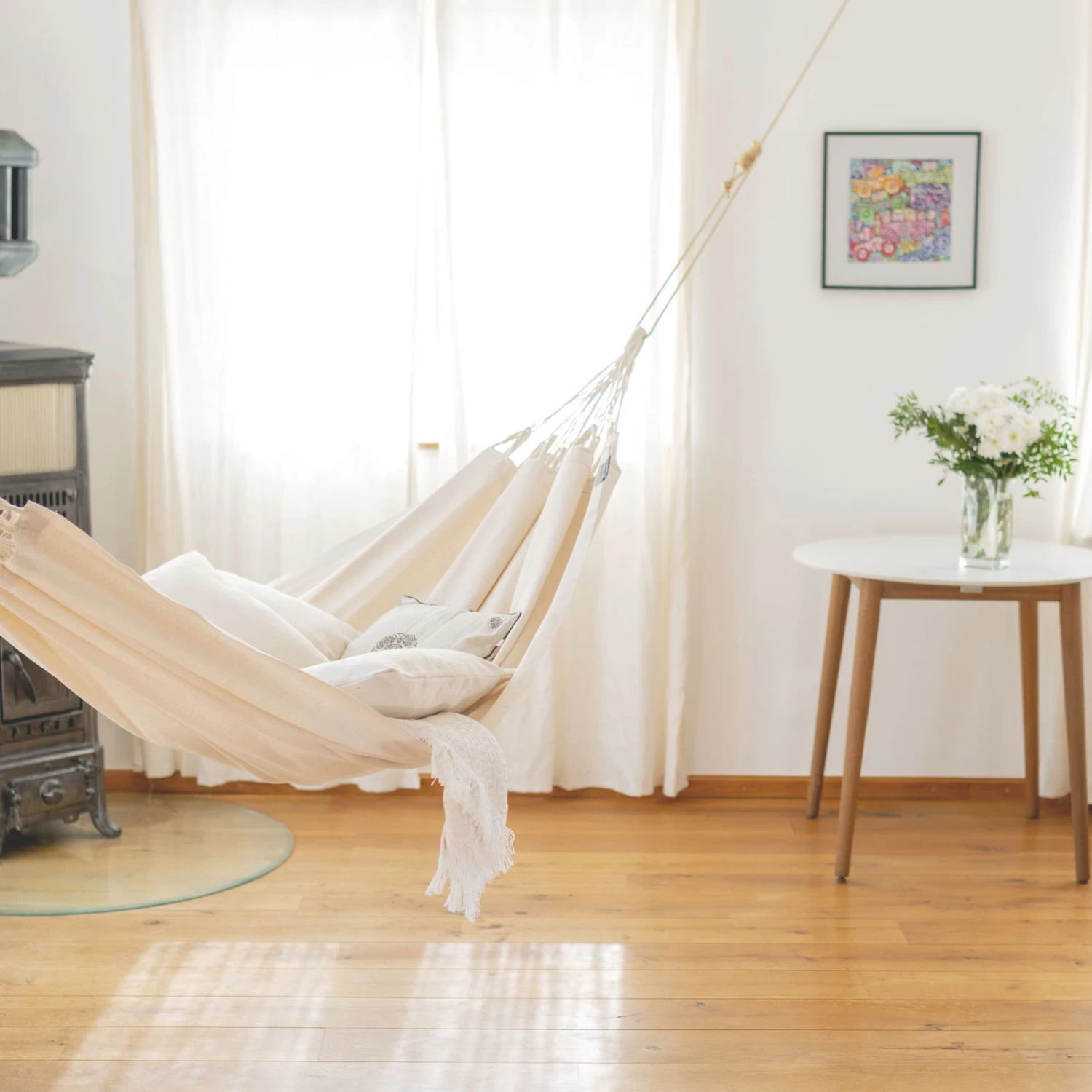 LA SIESTA Hängematte 'Modesta', Latte, Single - L 300 X B 140 Cm – Bild 2