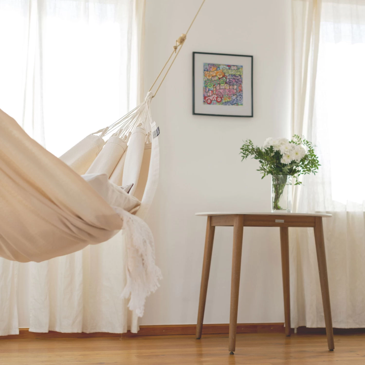 LA SIESTA Hängematte 'Modesta', Latte, Single - L 300 X B 140 Cm – Bild 3