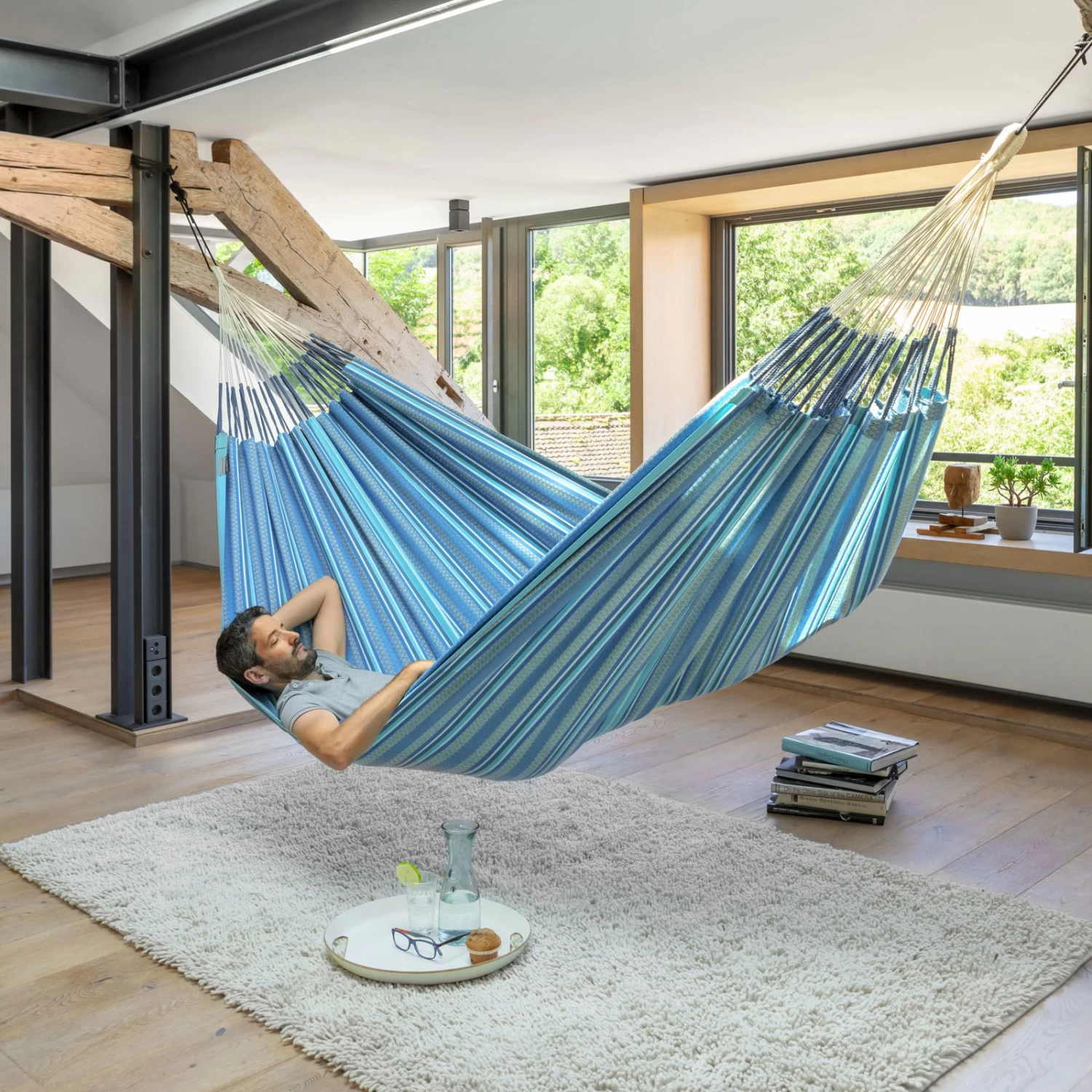 LA SIESTA Hängematte 'Modesta', Azure – Bild 3