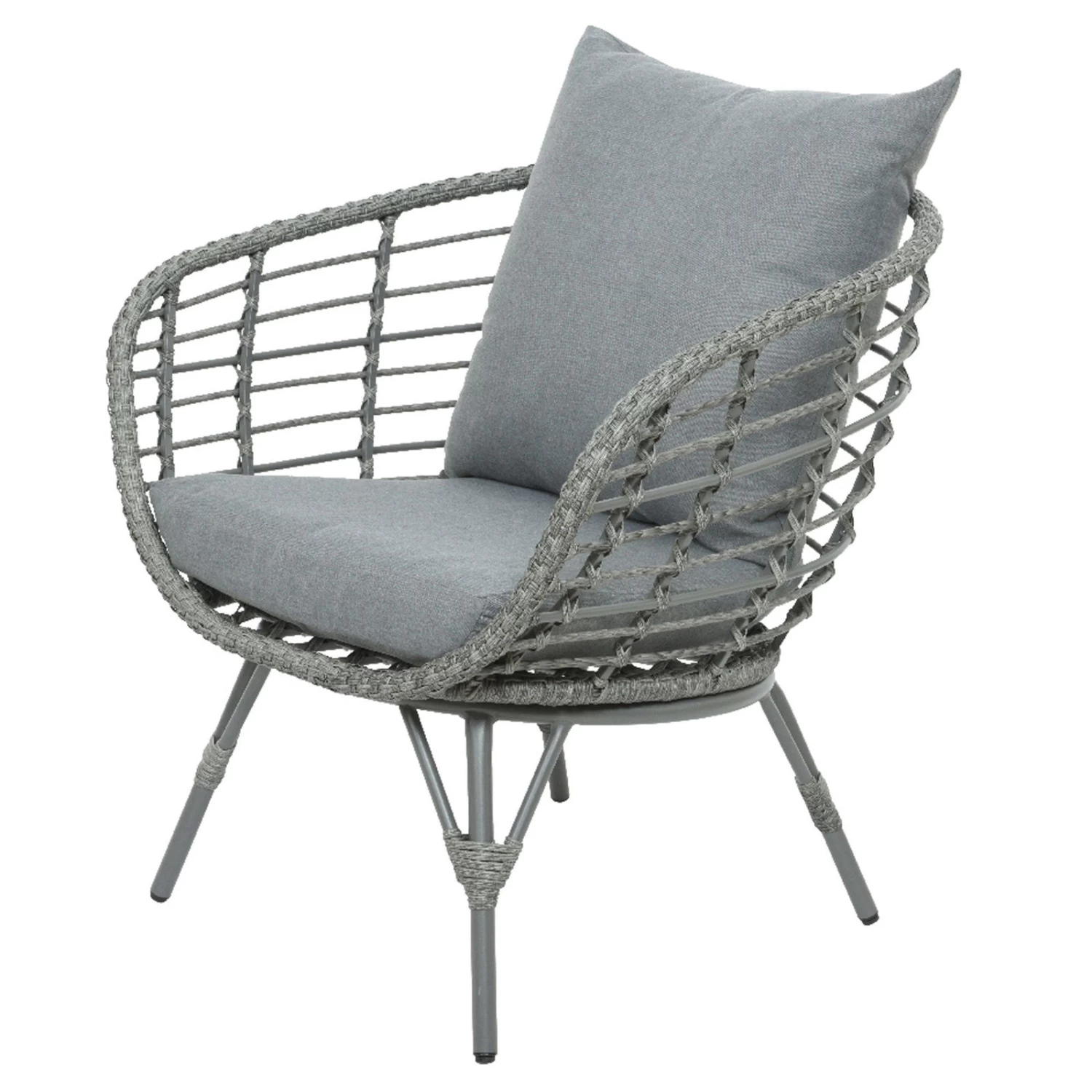 Loungegruppe 'Evora', 4-teilig, Grau â Bild 4